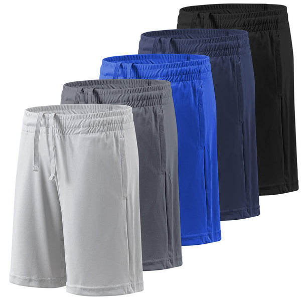 JOVCOVL Athletic Shorts for Men with Pockets and Elastic Waistband Quick Dry Activewear